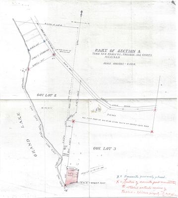 Part of Section 4 Town 33 N. Range 8E., Presque Isle County, MI (1944)