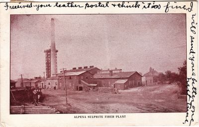 121 Alpena Sulphite Fiber Plant