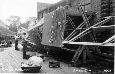 314 Fish Net Repairing, Alpena