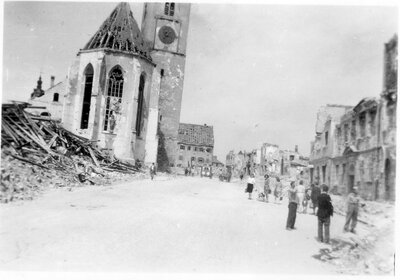 011 Destruction of church at Ammerzwiller, France