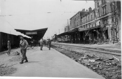 028 Damaged train station