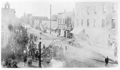 254 Gavagan’s Ice Cream Parlor Fire, Chisholm Street, Alpena, Mich