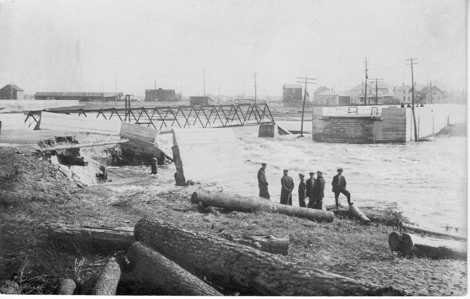 261 Washout of Ninth Street Bridge, April 1923