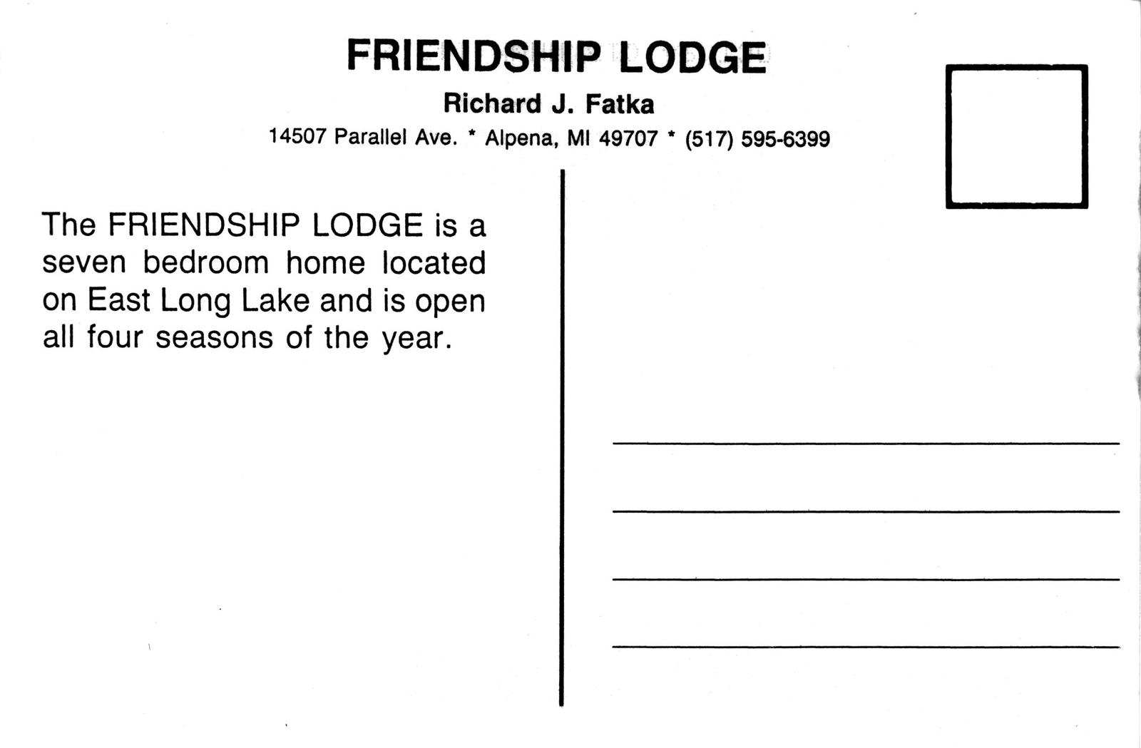 410 Friendship Lodge