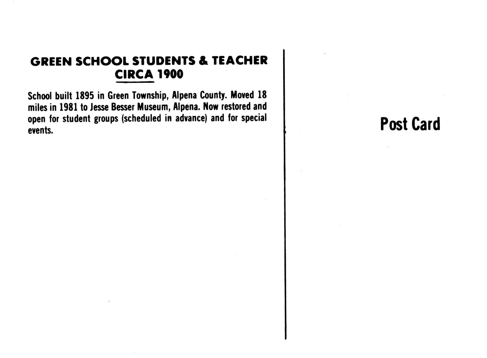 554 Green School students & teacher