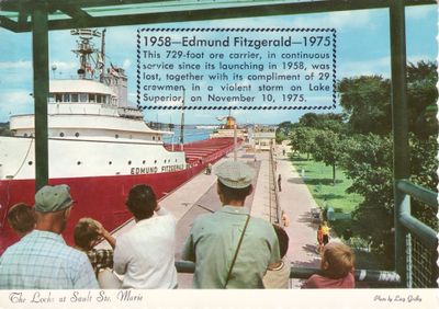 618 EDMUND FITZGERALD at Soo Locks