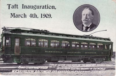 624 Taft Inauguration Trolley Car