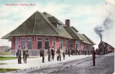 639 D & M Train Depot, Alpena