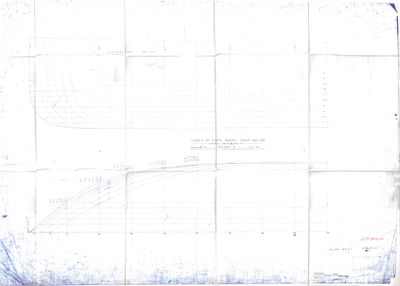 Lines of For'd Body of Ship No. 103 - J.P. WALSH