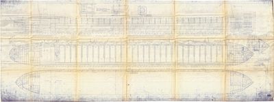 Profile and Decks Plan for STR. WILLIAM H. WOLF