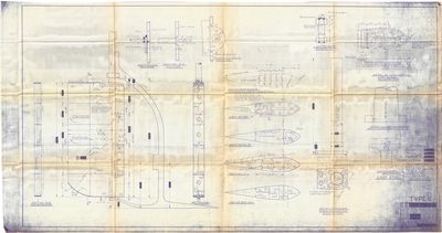 Streamline Rudder Plan for STR. WILLIAM H. WOLF