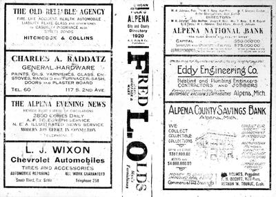 Alpena City Directory 1920