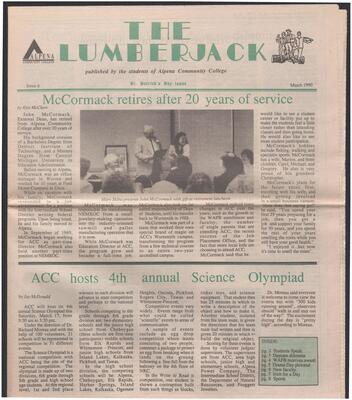 The Lumberjack March 14, 1990