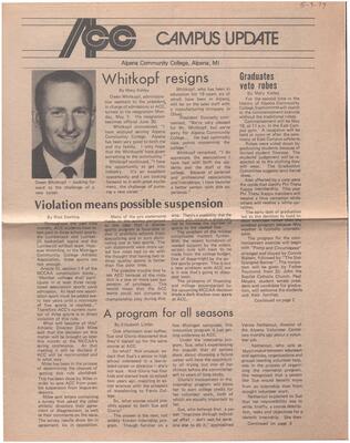 The Campus Update May 9, 1979.