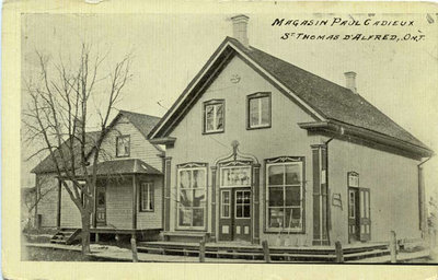 Magasin Paul Cadieux  St. Thomas d'Alfred, Ont.