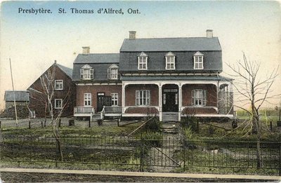 Presbytère St. Thomas d'Alfred, Ont.