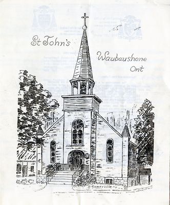 1906-1910 Baptisms, St. John the Evangelist Parish, Waubaushene