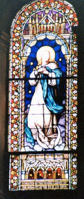 St. Paul's Basilica, Stained Glass Window, South Transept