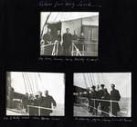 Rev. O'Reilly and company on board ship as they depart the Holy Land
