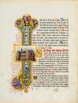 Second Page of Illuminated Address to Bishop Walsh from the Clergy