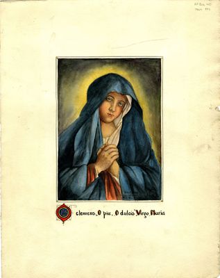 O Clemens, O pia, O dulcis Virgo Maria