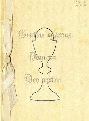 Gratias Agamus Domino Deo Nostro