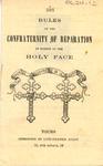 Rules of the Confraternity of Reparation in Honour of the Holy Face