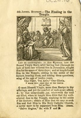 5th Joyful Mystery - The Finding in the Temple