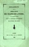 Règlement de la Venerable Confrerie Des Chaines De S. Pierre