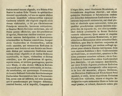 Règlement de la Venerable Confrerie Des Chaines De S. Pierre