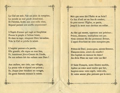 Hymn in honor of our patron saint dedicated to the associates to the tune of the canticle to the Sacred Heart