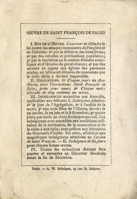 Oeuvre De Saint François De Sales