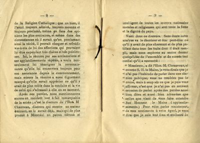 Société De St. Francois-Xavier Pg. 8 & 9