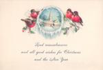 Kind remembrances and all good wishes for Christmas and the New Year