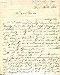 Letter from Bp. MacDonell responding to Rev. Louis-Joseph Fluet of Amherstburg