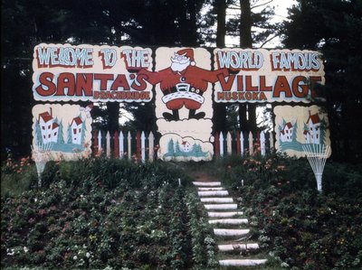 Santa's Village Welcome Sign