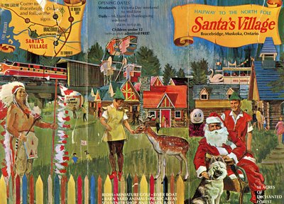 Santa's village brochure front