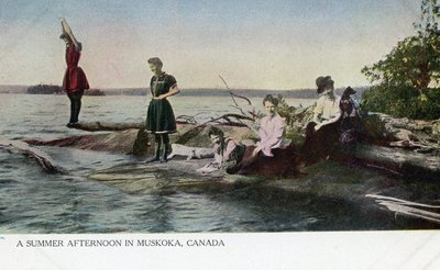 A summer afternoon in Muskoka long ago.