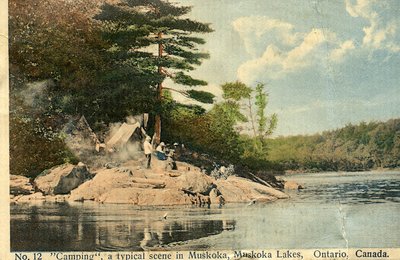 Camping on Muskoka lakes