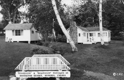 Brookside & Beachview Cottages at Rostrevor Resort, Muskoka.