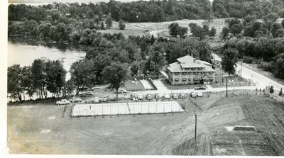 Tamarac Lodge, aerial view