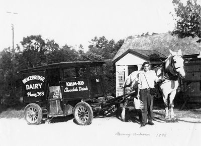 Bracebridge Dairy milkman 1948