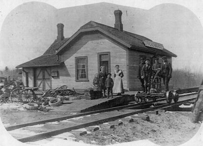 Train station at Falkenburg, Ontario