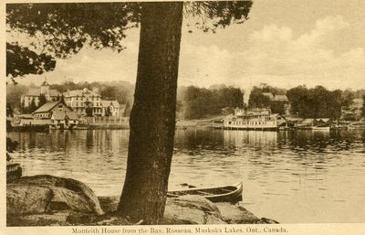 Monteith House from the Bay, Rosseau, Muskoka Lakes Ont. Canada