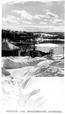 &quot;Winter&quot; 1943, Bracebridge, Muskoka