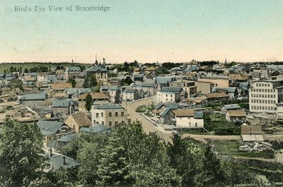 Bird's Eye View of Bracebridge - Bracebridge June 1908