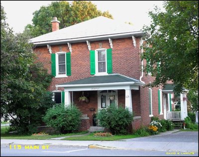 Rube Cheer House, 115 Main Street, Brighton, Ontario