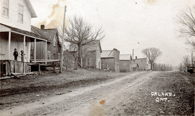 View from William Latimer's store, Orland