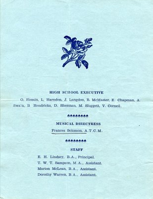 Brighton High School Commencement 1934