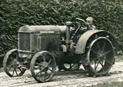 Boy Driving Tractor